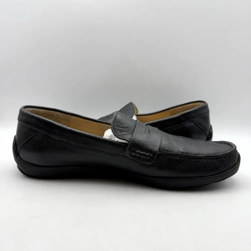 Samuel Hubbard Mens Free Spirit Loafers LEFT 12 Wide RIGHT 12 M Black Leather